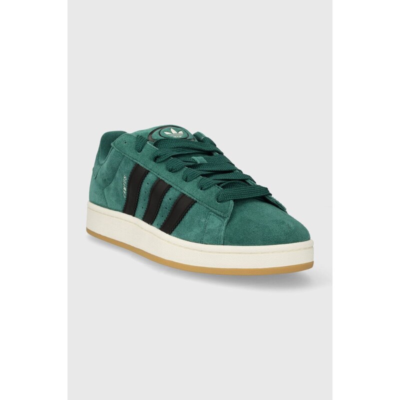 adidas Originals sneakersy zamszowe Campus 00s kolor zielony IF8763