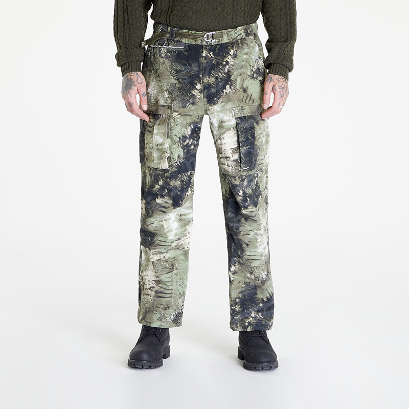Męskie spodnie cargo Nike ACG Smith Summit Men's Allover Print Cargo Pants Oil Green/ Medium Olive/ Reflective Silv