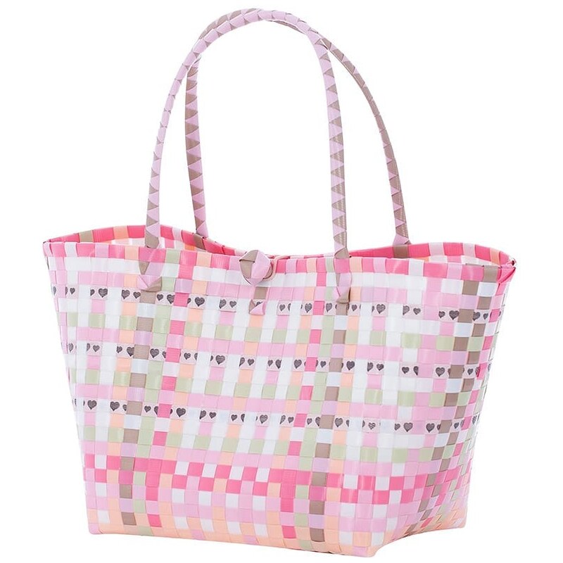 Overbeck and Friends Shopper bag "Lise" w kolorze jasnoróżowym - 34 x 20 x 26 cm