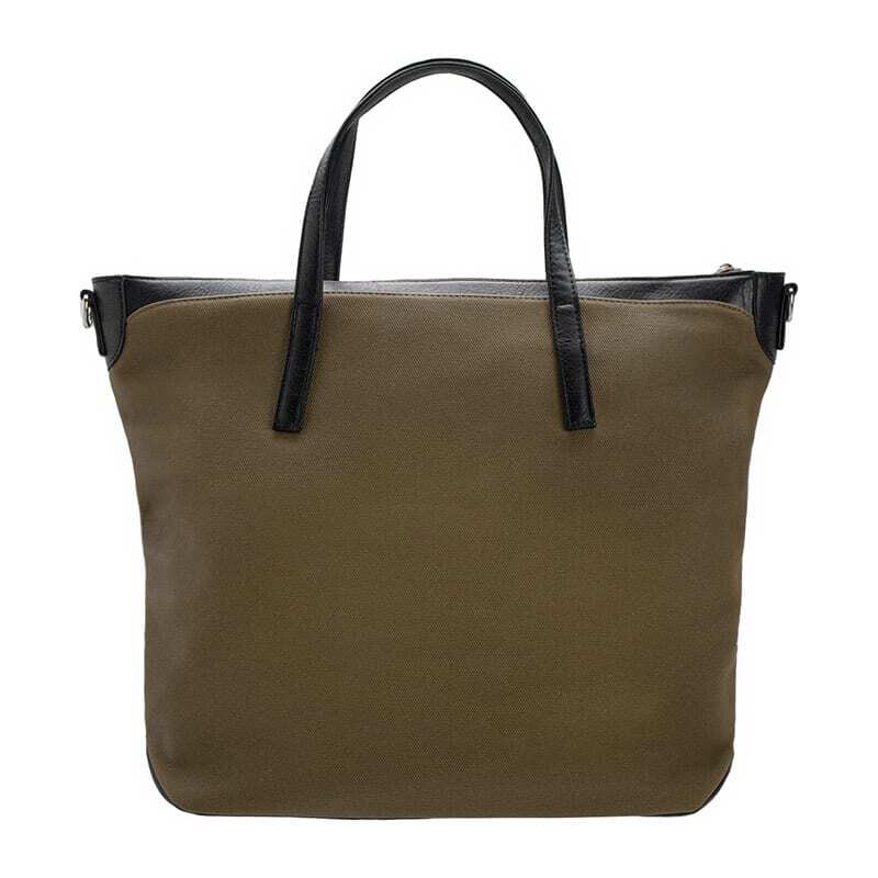 Puccini Shopper bag w kolorze khaki - 39 x 45 x 12cm