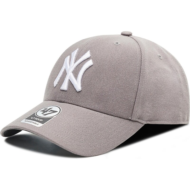 47 Brand Czapka z daszkiem Mlb New York Yankees B-MVPSP17WBP-DY Szary