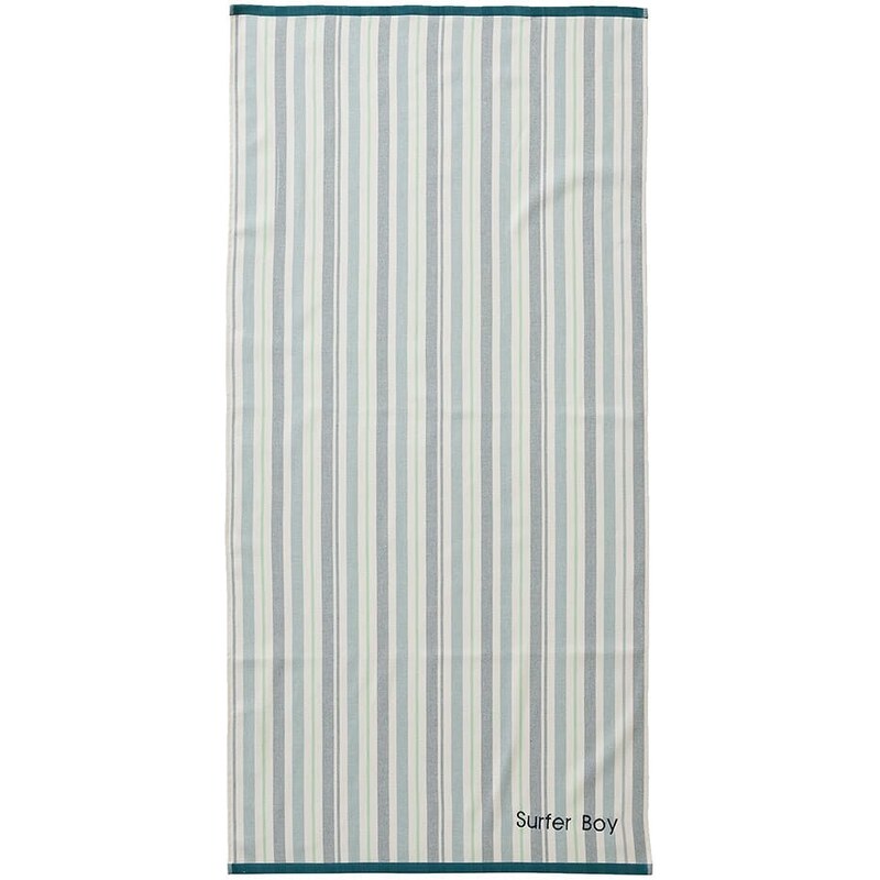vertbaudet Ręcznik kąpielowy w kolorze niebieskim