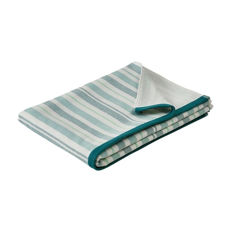 vertbaudet Ręcznik kąpielowy w kolorze niebieskim