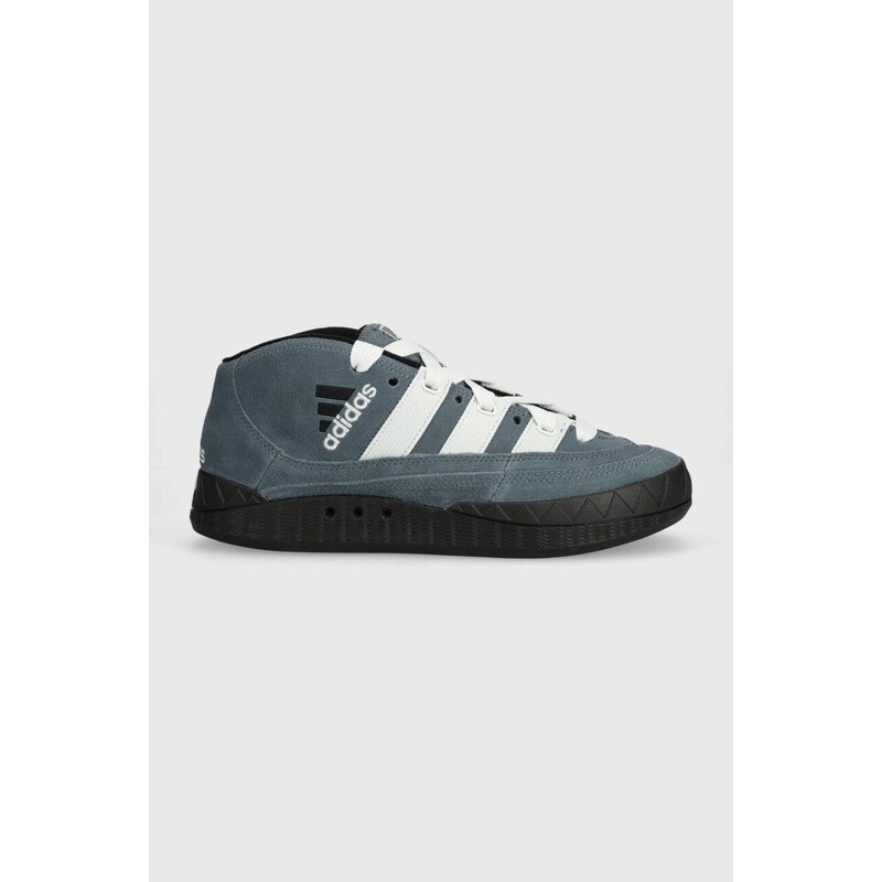 adidas Originals sneakersy zamszowe Adimatic Mid kolor niebieski IF8791