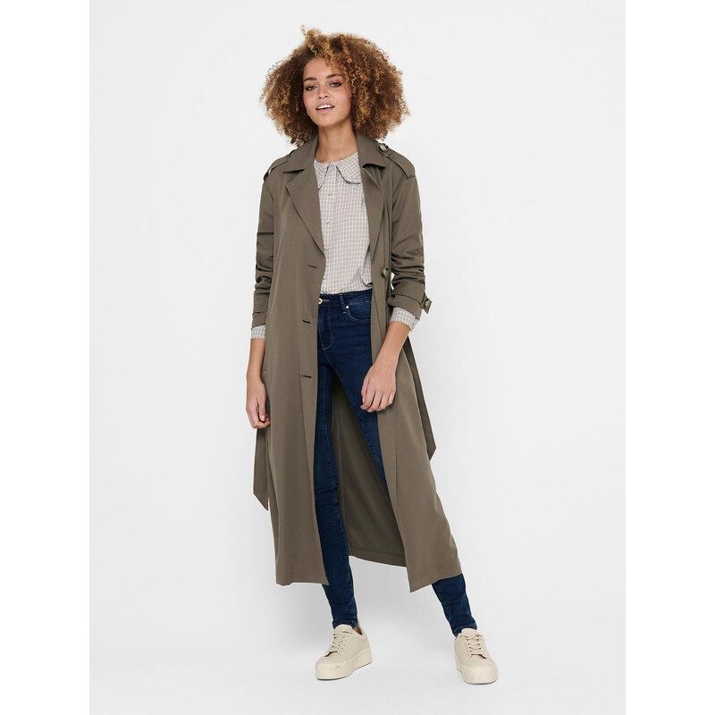 ONLY Trencz 15217799 Brązowy Relaxed Fit