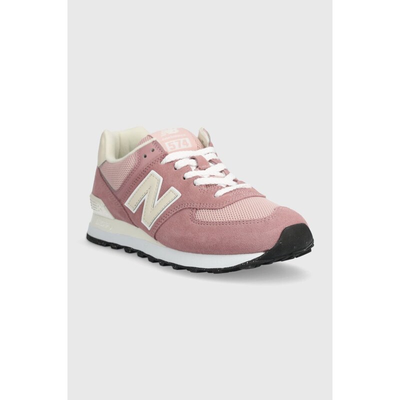 New Balance sneakersy 574 kolor różowy U574BWE