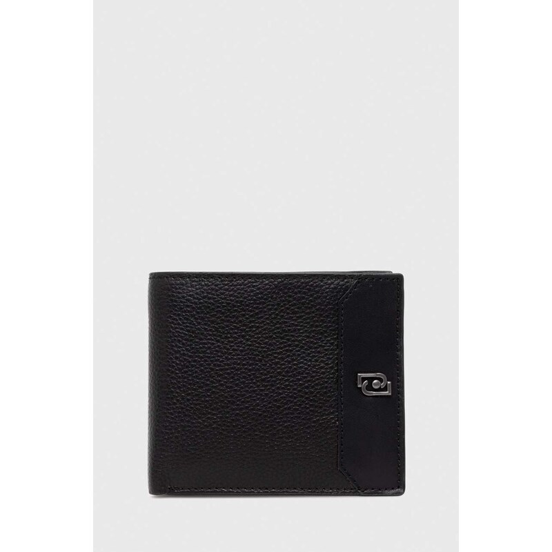 Liu Jo portfel skórzany męski kolor czarny