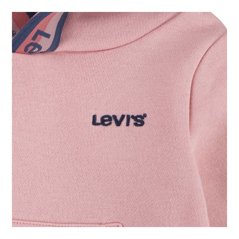 Levi's Kids Bluza "Meet and greet" w kolorze jasnoróżowym