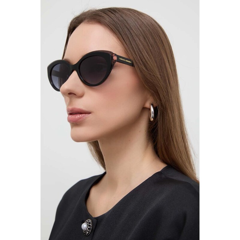 Carolina Herrera okulary przeciwsłoneczne damskie kolor czarny HER 0250/S