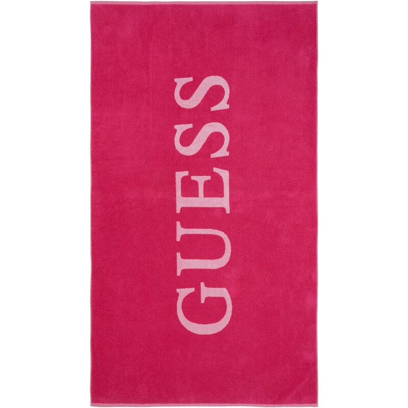 Ręcznik Guess Towel Jacquard Guess Contrast E4Gz04Sg00P-Bopi – Różowy