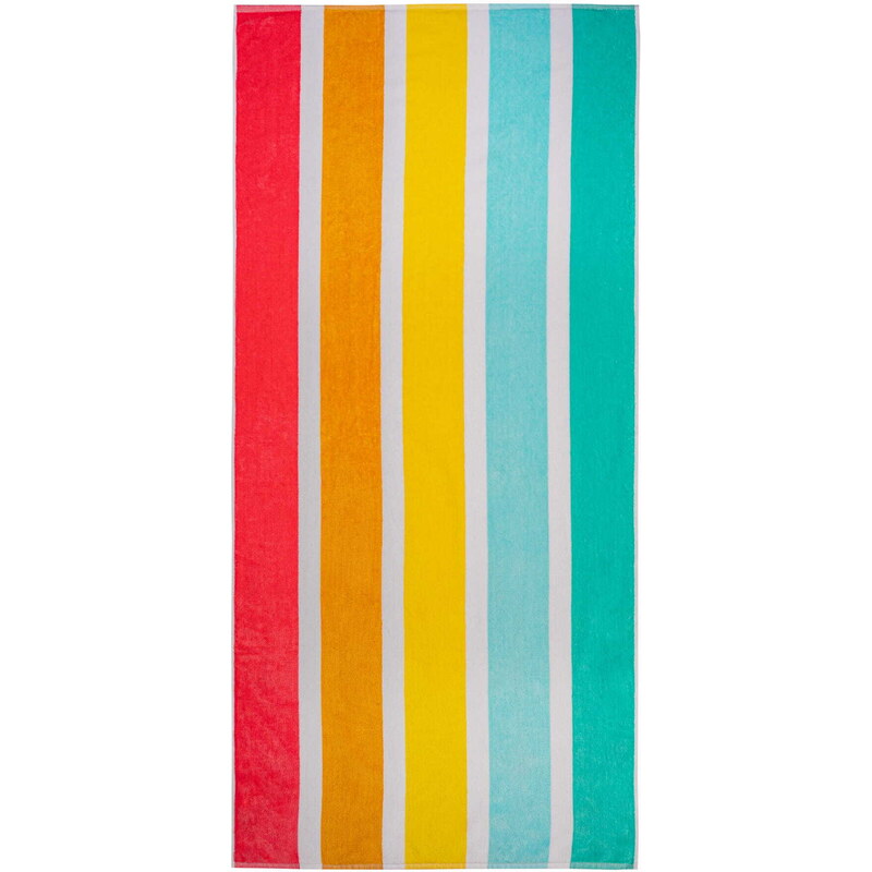 Inny Feba Duży ręcznik plażowy kolorowe pasy RAINBOW RK/854 (UNIVERSAL)