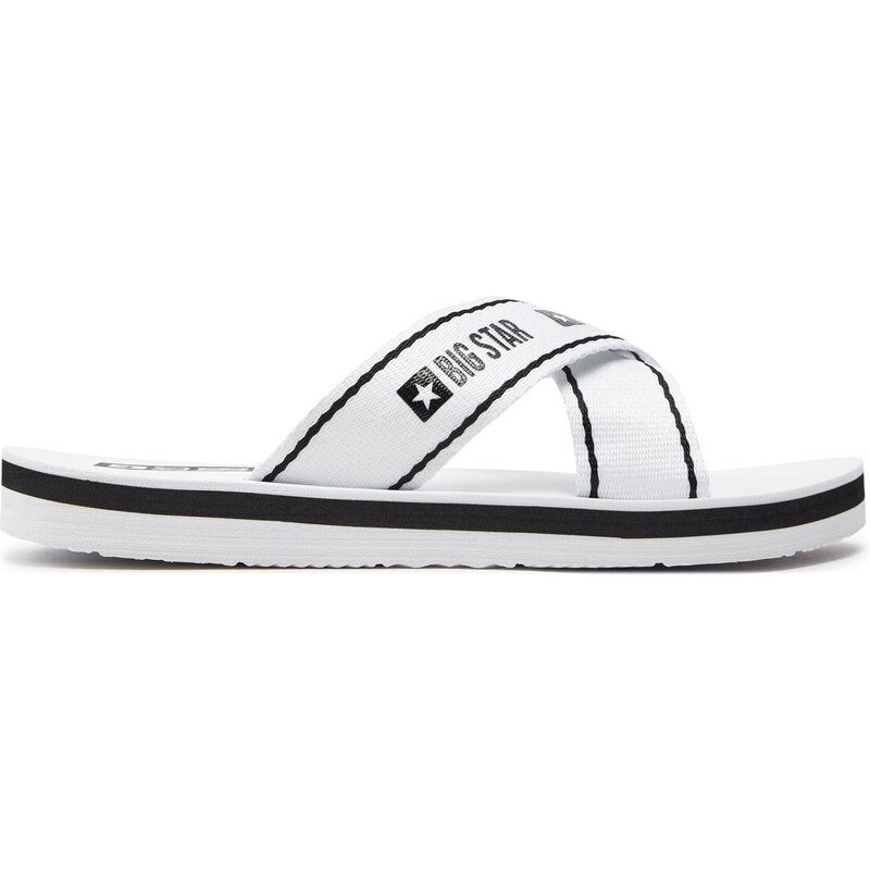 Klapki Big Star Shoes NN274A509 Biały