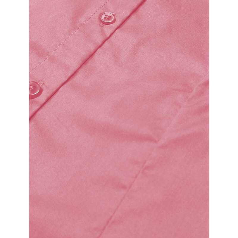 J STYLE Klasyczna koszula damska jasnoróżowa (HH039-25)