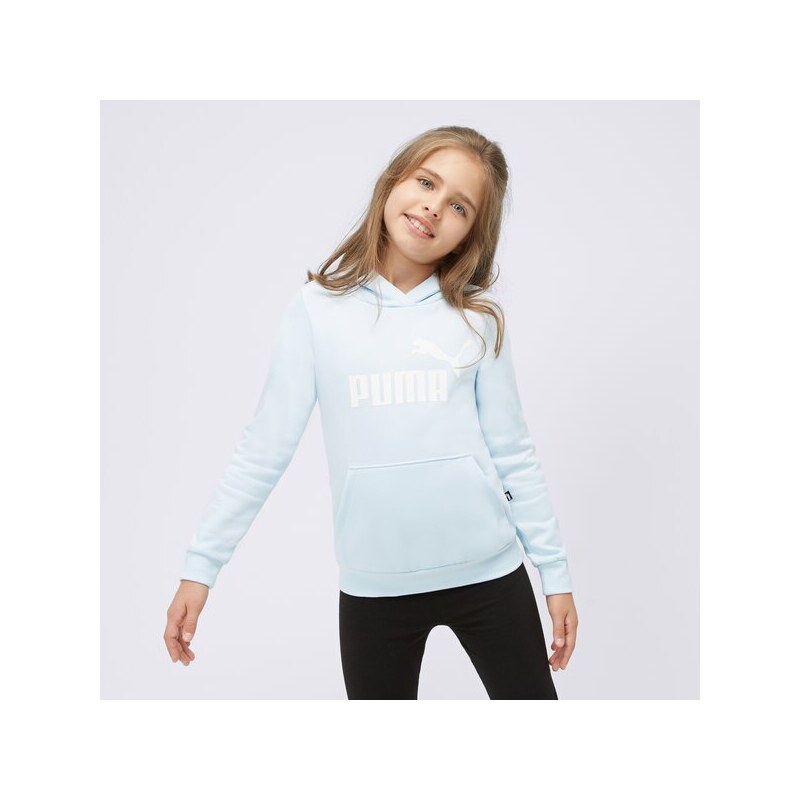 Puma Bluza Ess Logo Fl G Dziecięce Ubrania Bluzy 587031 69 Niebieski