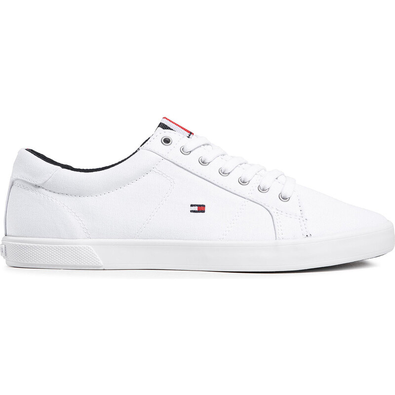 Sneakersy Tommy Hilfiger Iconic Long Lace Sneaker FM0FM01536 Triple White 0K4