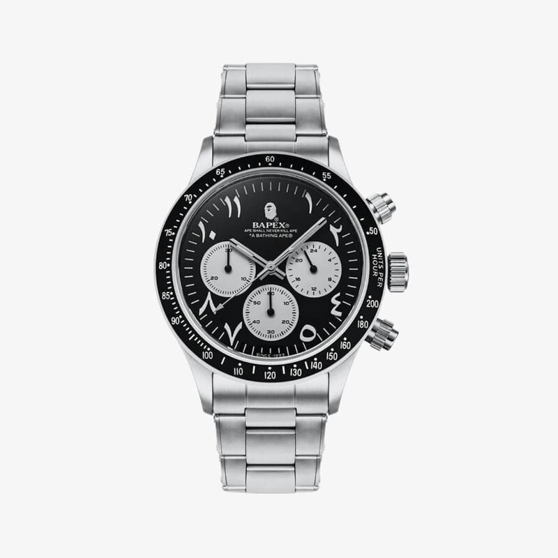 Męskie zegarki A BATHING APE Classic Type 4 Watches Black