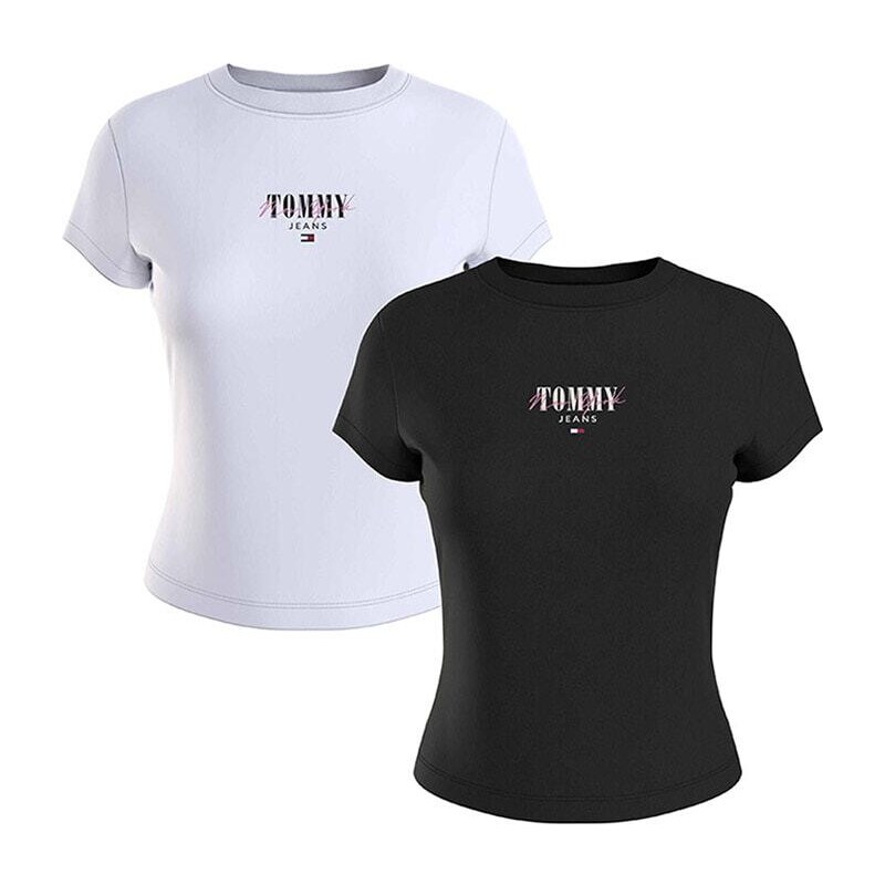 Tommy Hilfiger Koszulki (2 szt.) w kolorze białym i czarnym
