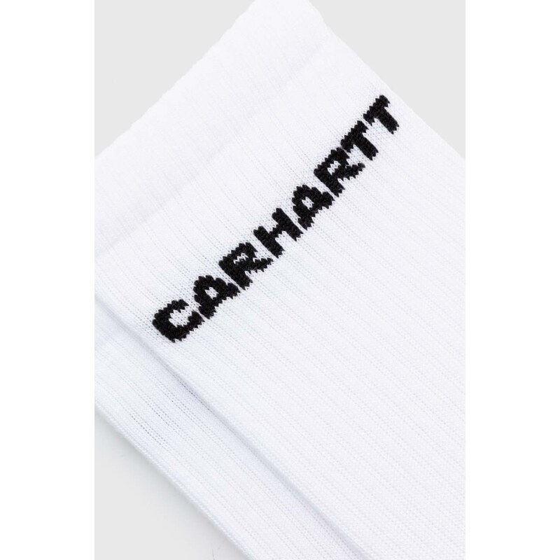 Carhartt WIP skarpetki Link męskie kolor biały I033005.00AXX