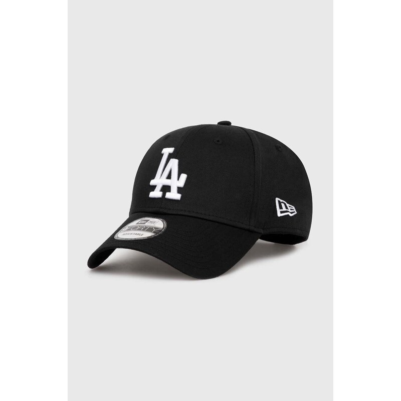 New Era czapka z daszkiem PATCH 940 LOS ANGELES DODGERS kolor czarny z aplikacją 60422518