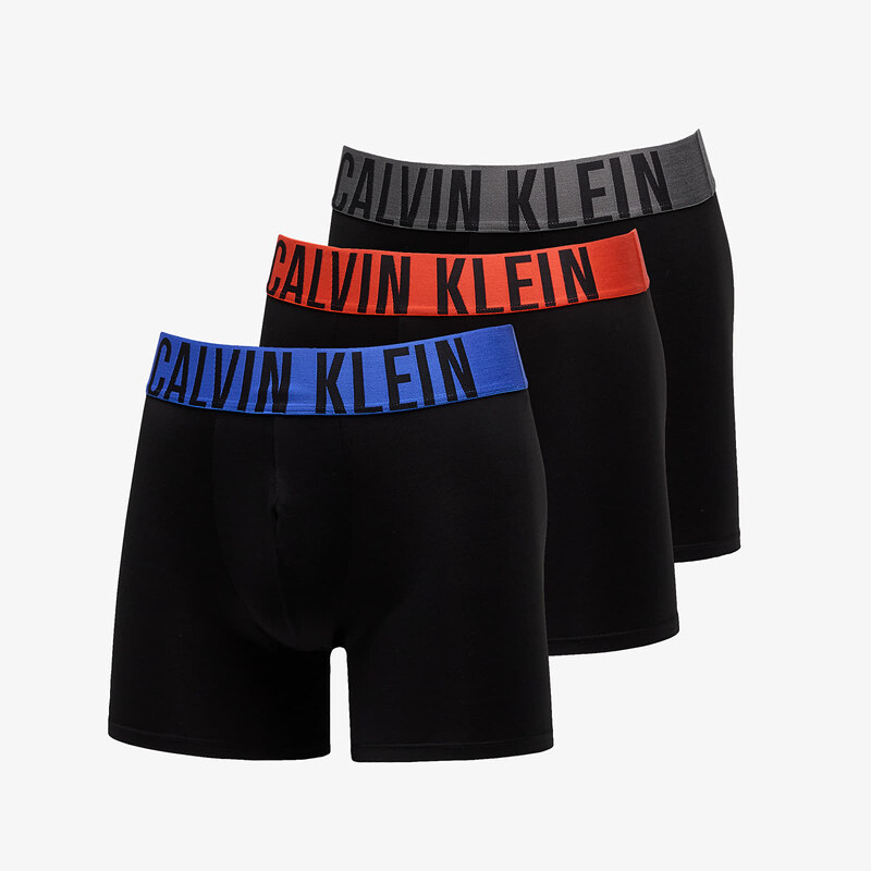 Bokserki Calvin Klein Microfiber Boxer Brief 3-Pack Black