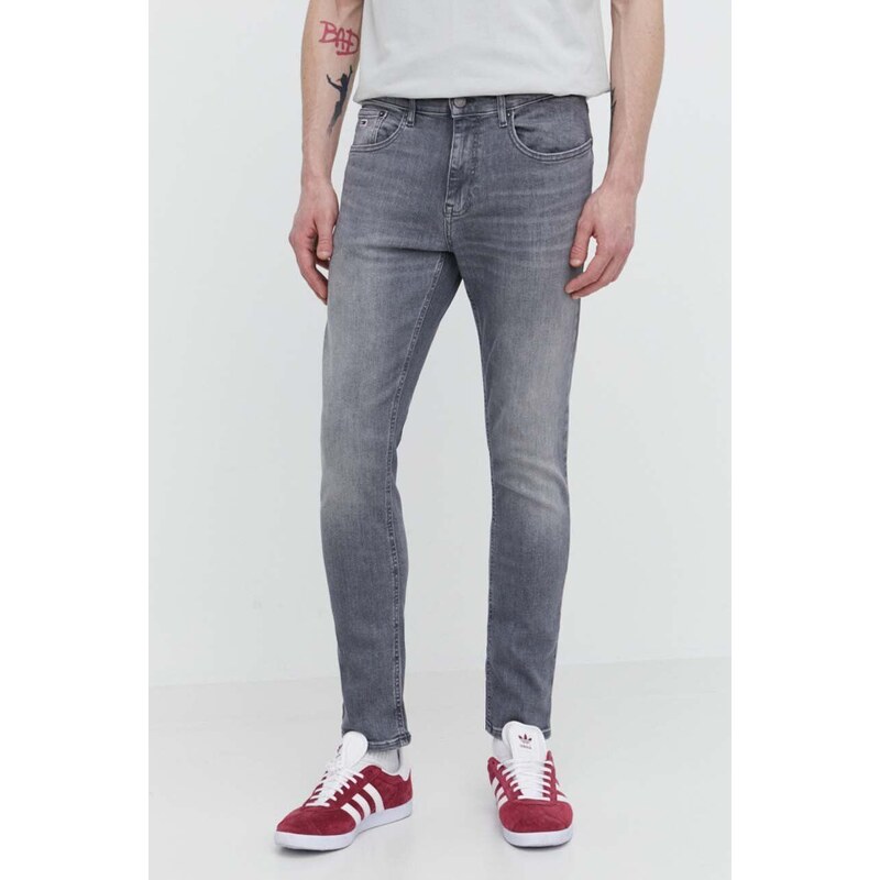 Tommy Jeans jeansy męskie kolor szary DM0DM18731