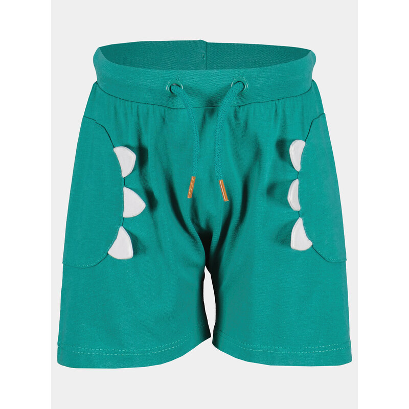 Blue Seven Szorty sportowe 938084 X Zielony Regular Fit