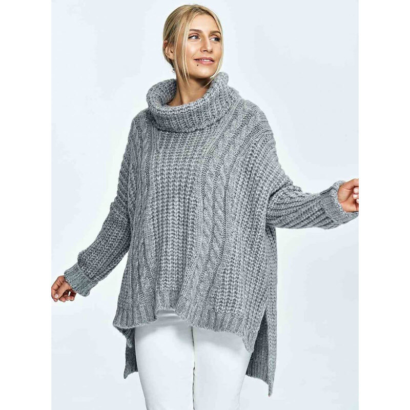 Damski sweter Figl model 172198 Grey