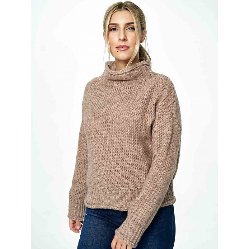 Damski sweter Figl model 172236 Brown
