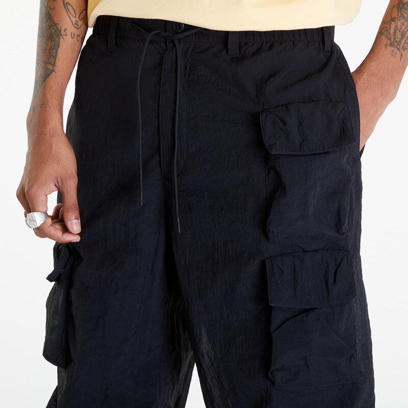 Męskie spodnie nylonowe Nike Sportswear Tech Pack Men's Woven Mesh Pants Black/ Black