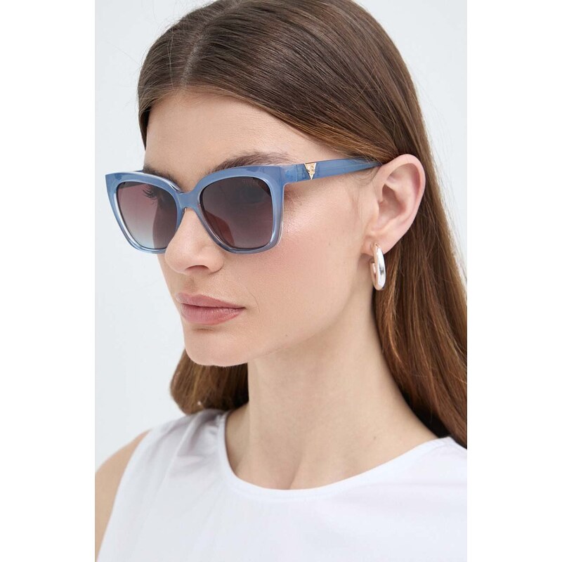 Guess okulary przeciwsłoneczne damskie kolor niebieski GU7878_5392F