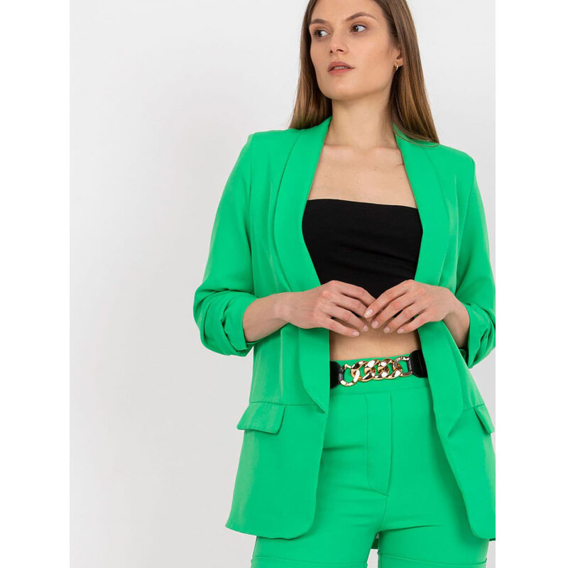 Damska bluza z kapturem Italy Moda model 165371 Green