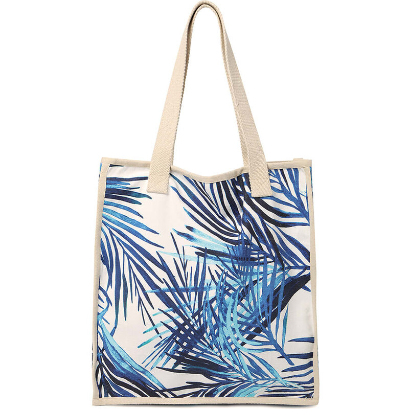 TATUUM Shopper bag w kolorze niebiesko-beżowym - 40 x 43 cm