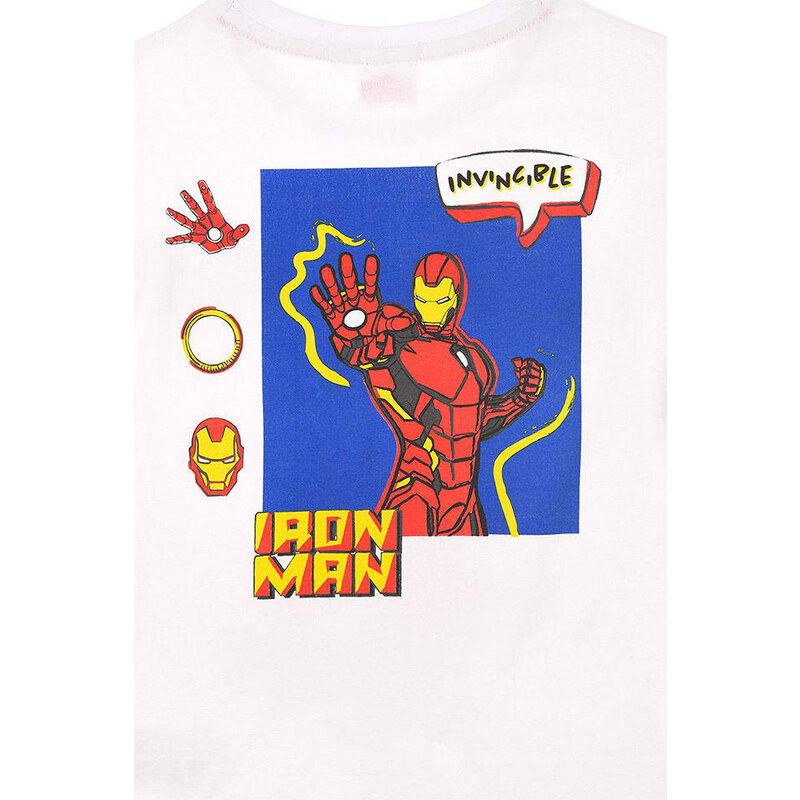MARVEL Avengers Koszulka "Avengers classic" w kolorze biało-granatowym