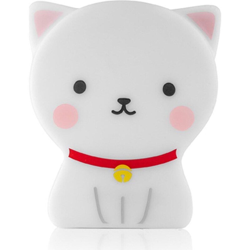 Reer Lampka nocna LED "Lumilu Cute Friends - Cat" w kolorze białym - wys. 10 cm