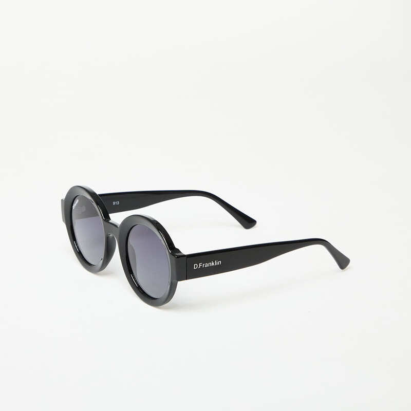 Męskie okulary przeciwsłoneczne D.Franklin 913 Shiny Black/ Gradient Smoke