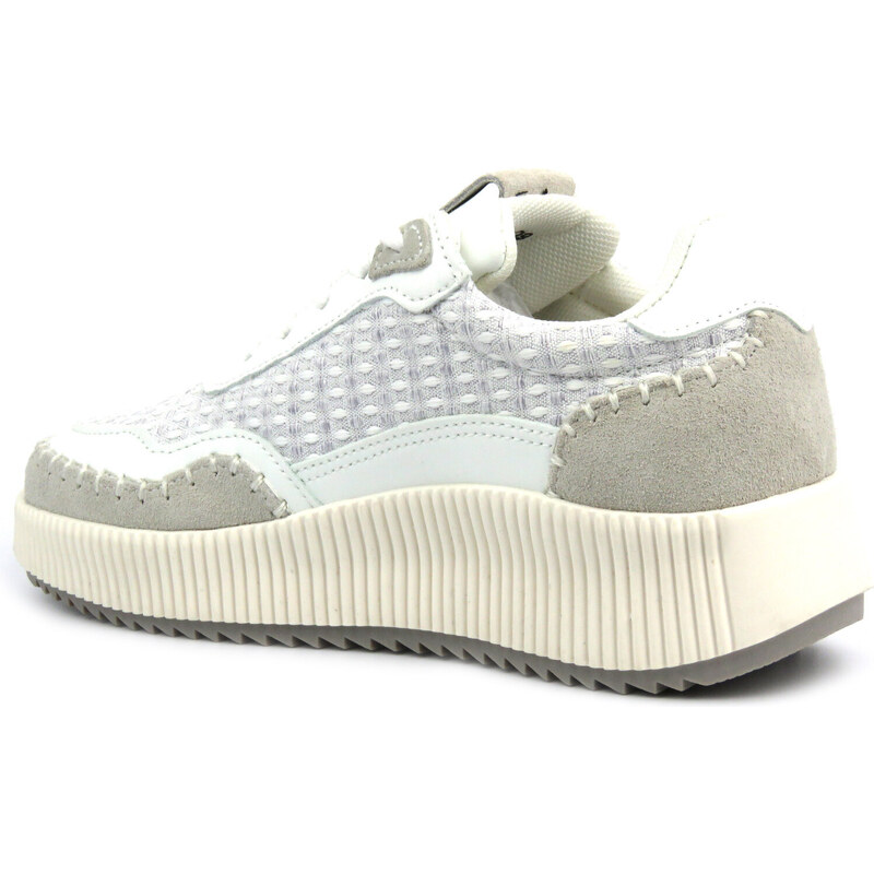 Buty sportowe damskie na platformie - BRIVIDO SHOES TW0815-09, szary
