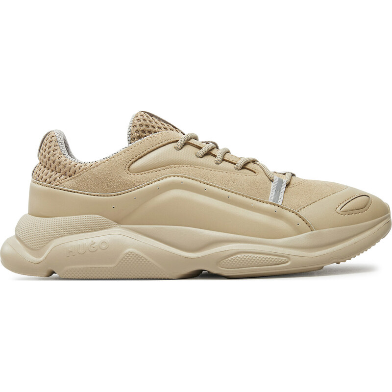 Sneakersy Hugo Leon Runn 50523838 Beżowy