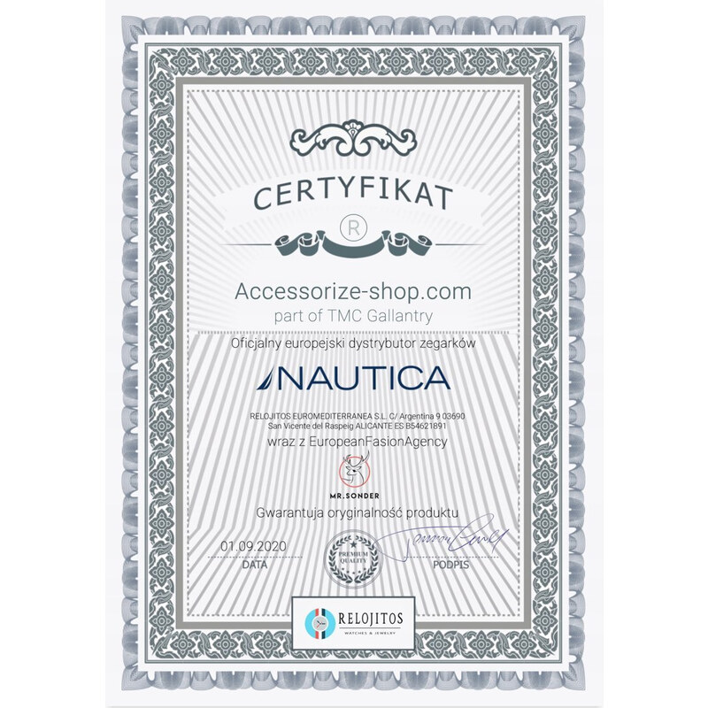 Zegarek NAUTICA NAPCPR004. Kwarcowy, Kolor biały. Kobieta.