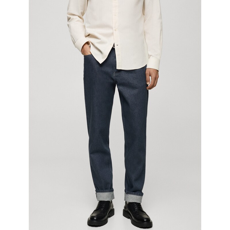 MANGO MAN Jeansy 'Volt' ciemny niebieski