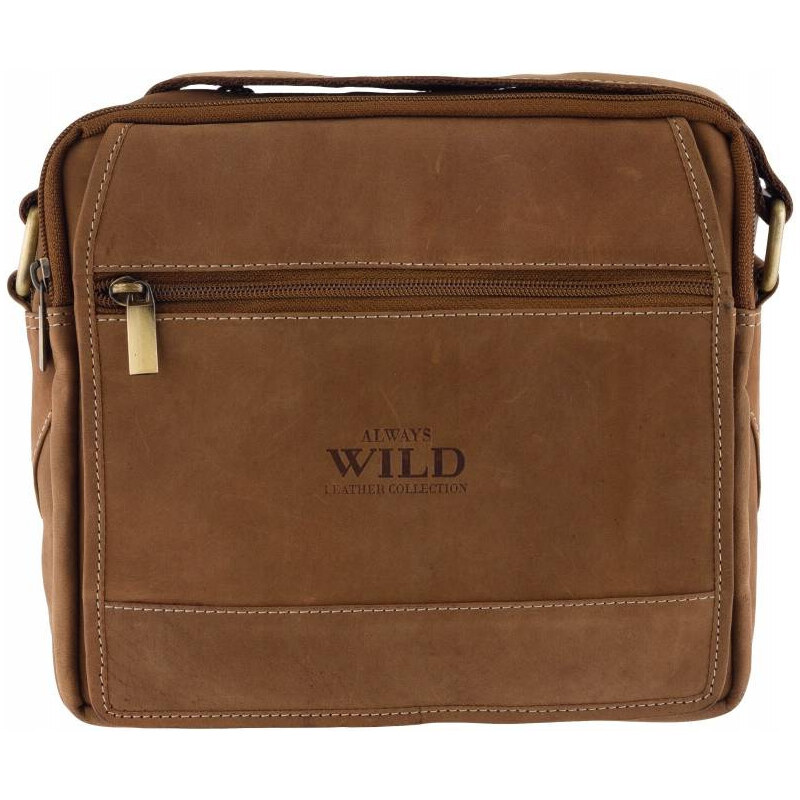 Always Wild skóra naturalna Męski torby Wild 251L-MH