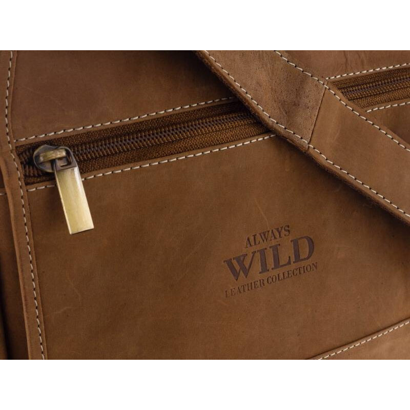 Always Wild skóra naturalna Męski torby Wild 251L-MH