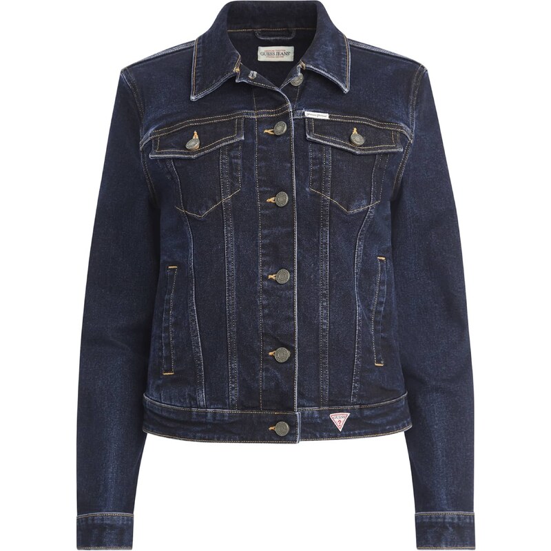 GUESS JEANS Kurtka przejściowa ciemny niebieski