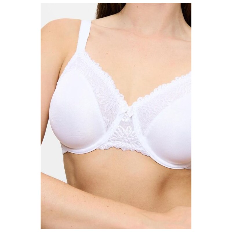 Biustonosz Triumph Ladyform Soft Minimizer biały