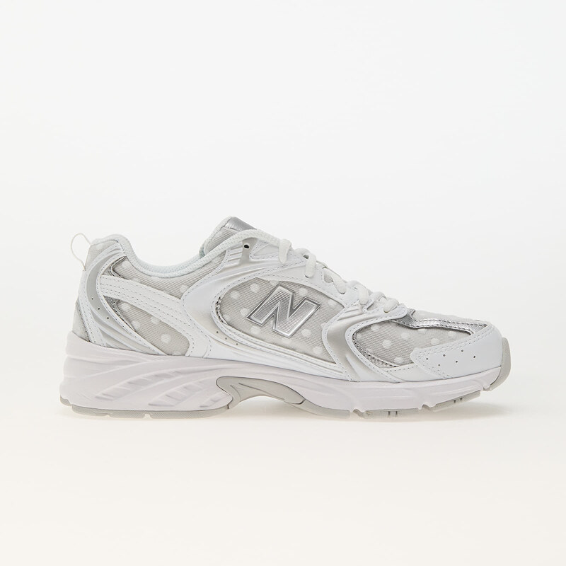 New Balance 530 White/ Silver Metallic/ Polka Dots