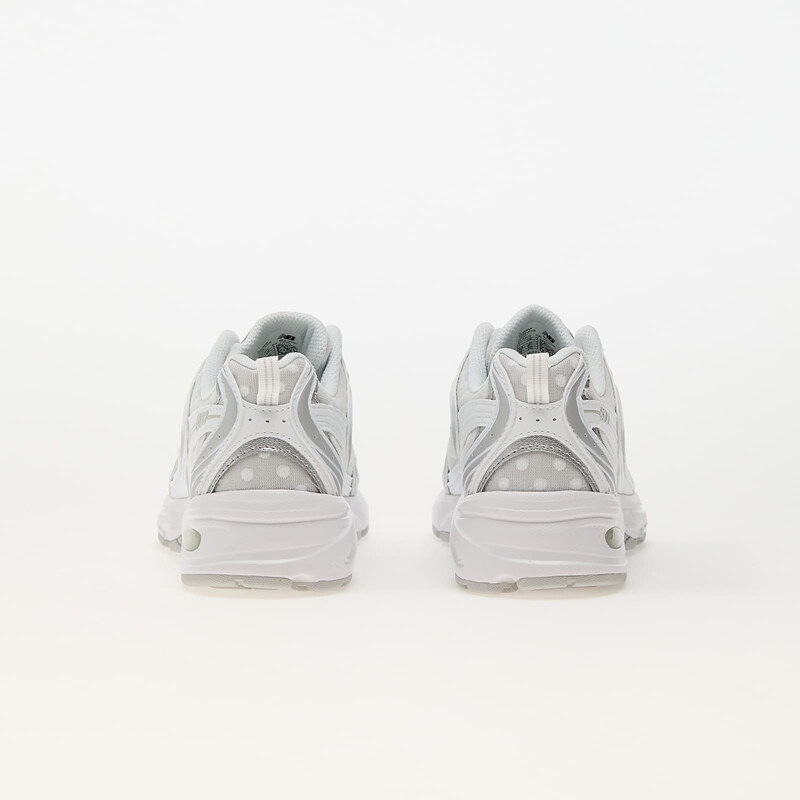 New Balance 530 White/ Silver Metallic/ Polka Dots