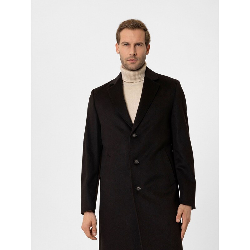 Moxx Paris Płaszcz przejściowy ciemnobrązowy