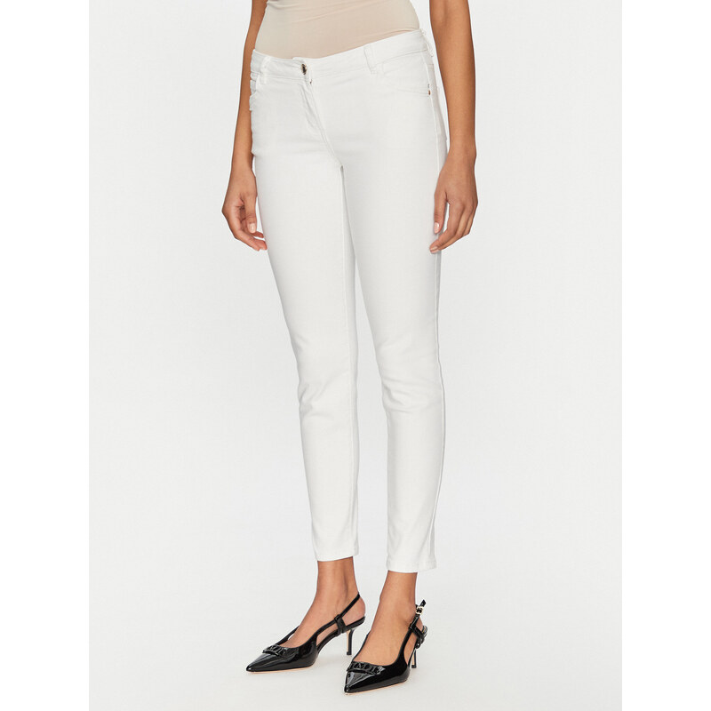 Morgan Jeansy 211-PETRA1 Biały Skinny Fit