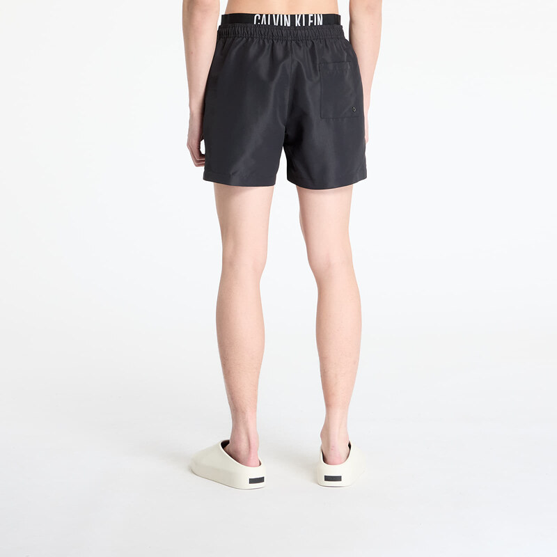 Stroje kąpielowe Calvin Klein Jeans Medium Double Wb Boardshorts Black S