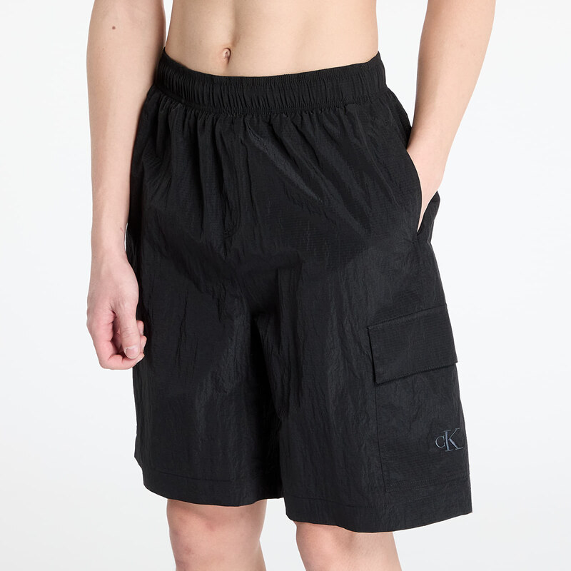 Stroje kąpielowe Calvin Klein Jeans Long Wide Boardshorts Black S