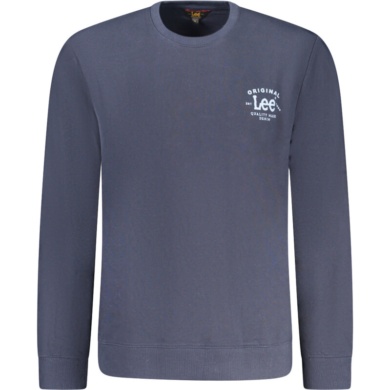 LEE MĘSKA BLUZA Z SUWAKIEM W KOLORZE NIEBIESKIM